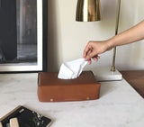 Leather Tissue Box