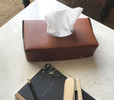 Leather Tissue Box