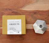 geometric candle holder