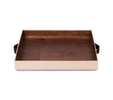 rectangular tray with handles