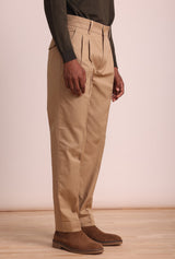 DOUBLE PLEAT TROUSERS