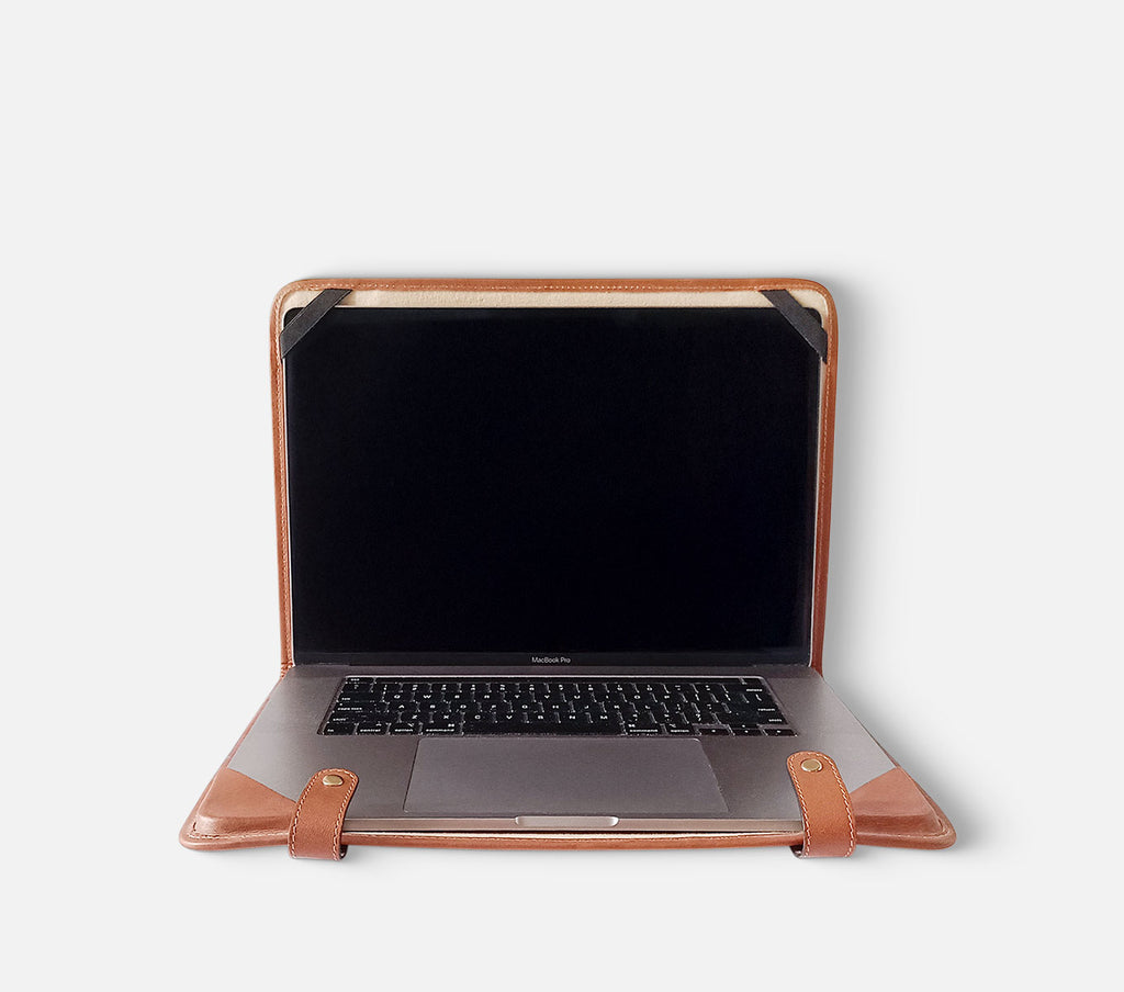 FOLDAWAY HERRINGBONE LAPTOP JACKET – Nappa Dori Global