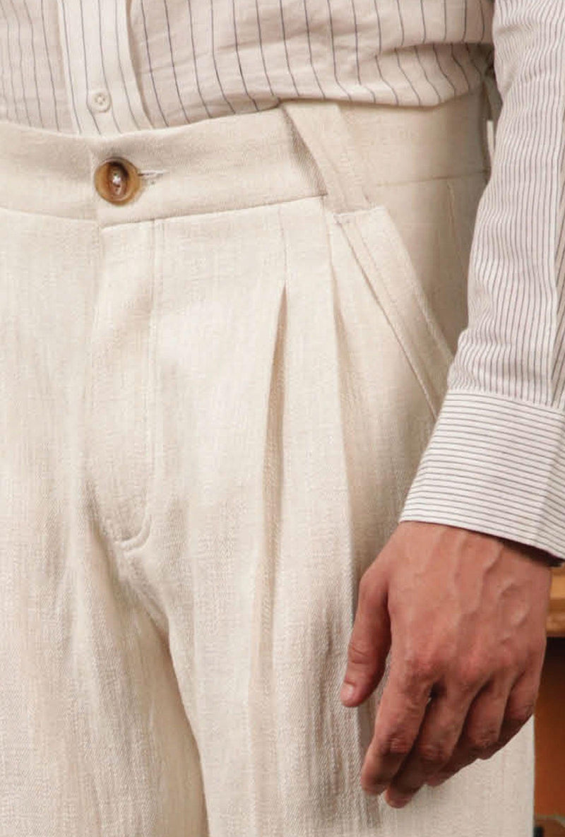 RUSSELL KHADI TROUSERS