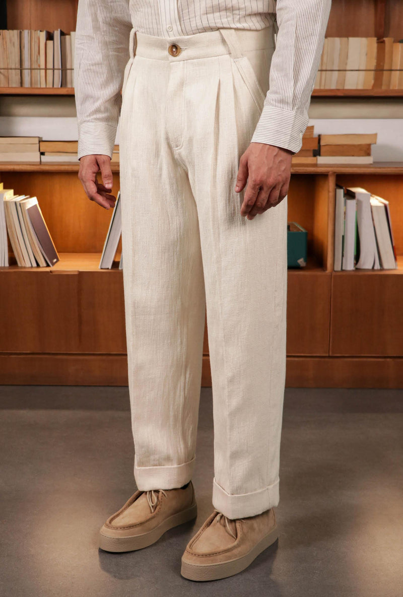 RUSSELL KHADI TROUSERS