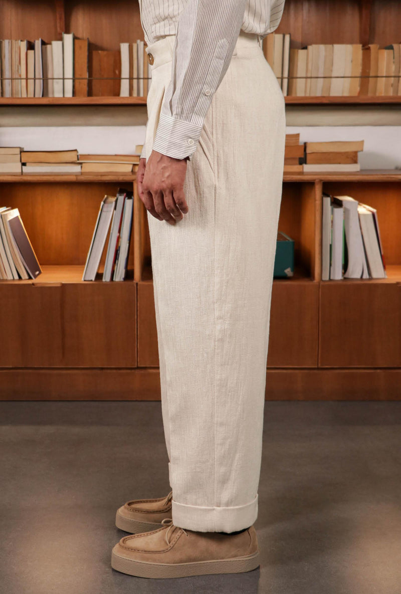 RUSSELL KHADI TROUSERS