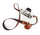 handmade leather camera strap