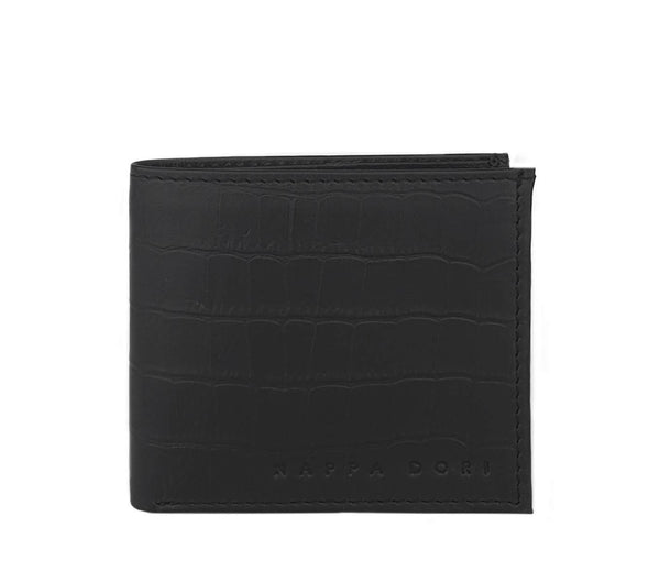 CLASSIC WALLET - BLACK CROCO