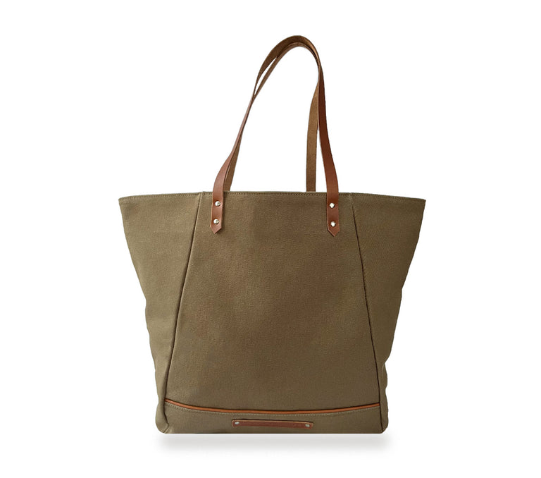 Nappa leather tote bag · Black, Mole Brown, Brown, Leather, Burgundy, Blue  · Accessories