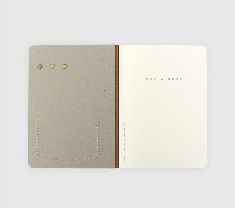 small leather notebook