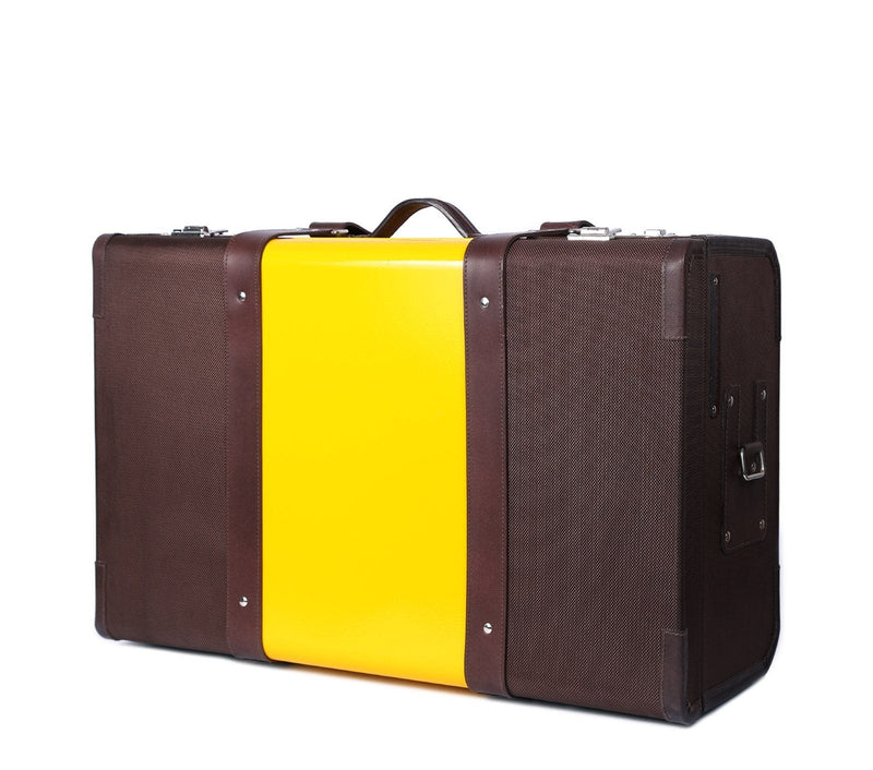 luxury leather luggage